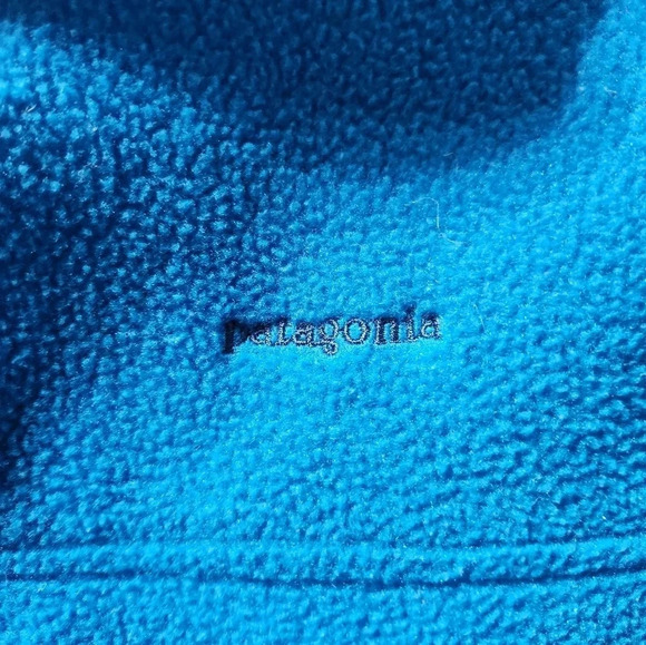 Patagonia Synchilla Vintage Y2K Embroidered Logo Zip Up Vest EUC - Picture 2 of 6